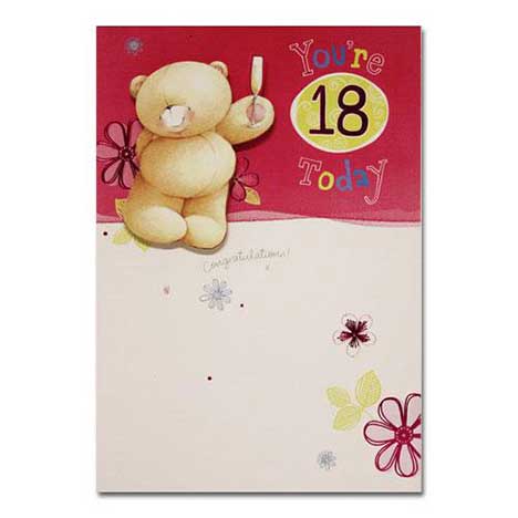 18th Birthday Forever Friends Card